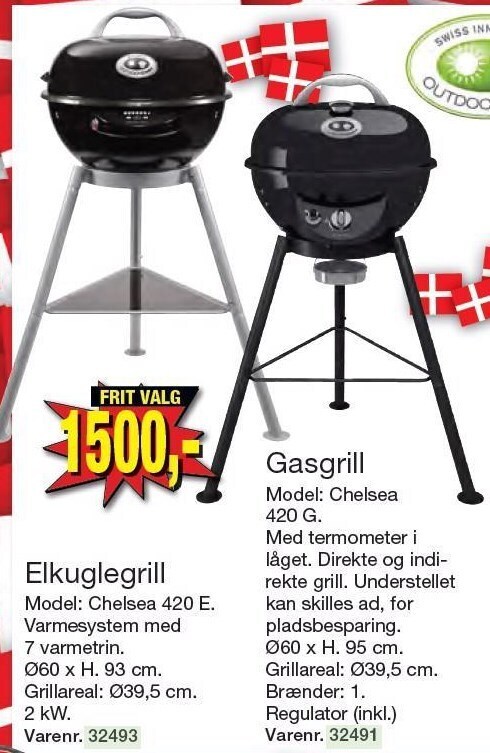 Harald Nyborg Outdoorchef elkuglegrill eller gasgrill tilbud