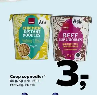 Coop 365 Coop cupnudler tilbud