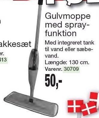 Harald Nyborg Gulvmoppe med sprayfunktion tilbud