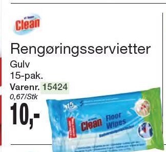 Harald Nyborg Rengøringsservietter tilbud