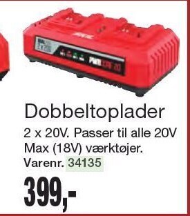 Skil dobbeltoplader