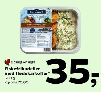 Coop 365 Fiskefrikadeller med flødekartofler tilbud