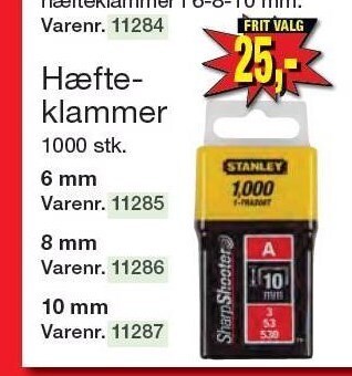 Stanley hæfteklammer