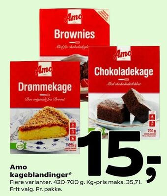 Coop 365 Amo kageblandinger tilbud
