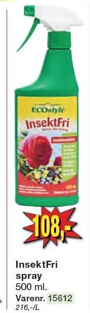 Harald Nyborg Insektfri spray tilbud