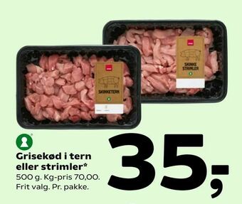 Coop 365 Grisekød i tern eller strimler tilbud