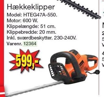 Harald Nyborg Hækkeklipper tilbud