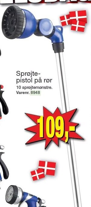 Sprøjtepistol på rør