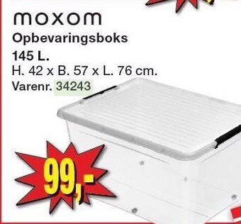 Harald Nyborg Moxom opbevaringsboks tilbud