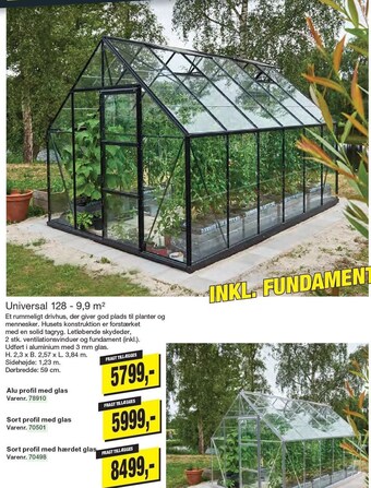 Harald Nyborg Universal 128 - 9,9 m2 tilbud