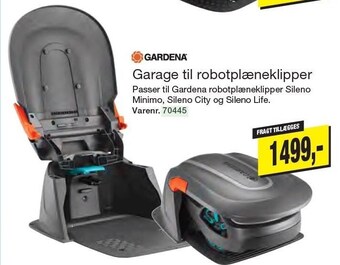 Harald Nyborg Gardena garage til robotplæneklipper tilbud