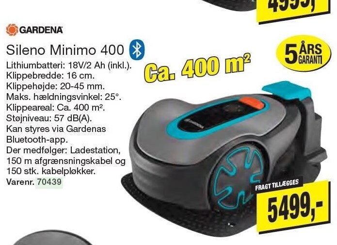 Harald Nyborg Gardena sileno minimo 400 tilbud