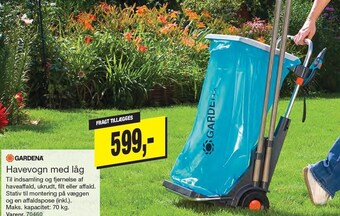 Gardena havevogn med låg