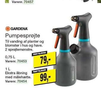 Harald Nyborg Gardena pumpesprøjte tilbud