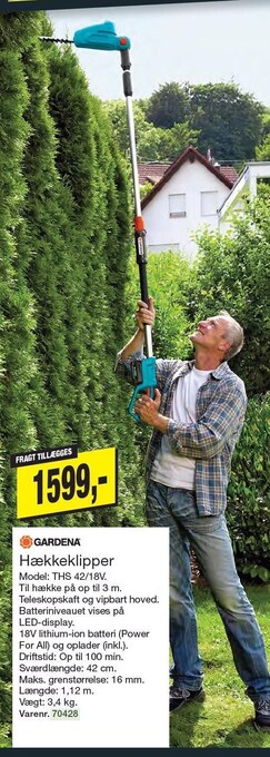 Harald Nyborg Hækkeklipper tilbud