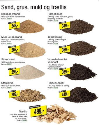 Harald Nyborg Sand, grus,muld ogtræflis tilbud