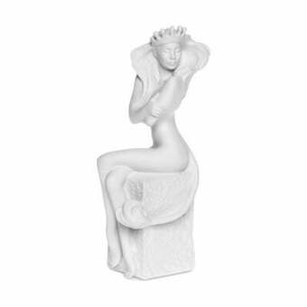 Imerco Christel marott stjernetegn - løve - h 24 cm - polyresin - hvid tilbud
