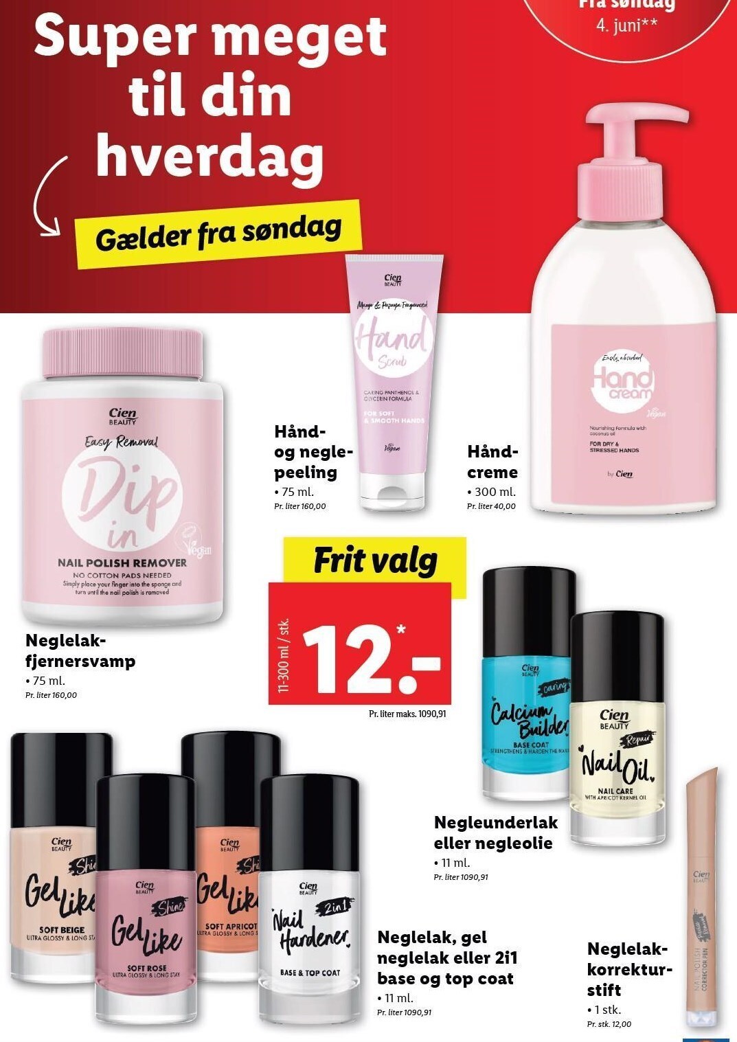 Lidl Frit valg tilbud