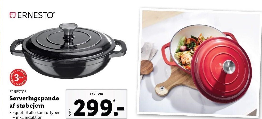 Lidl Serveringspande tilbud