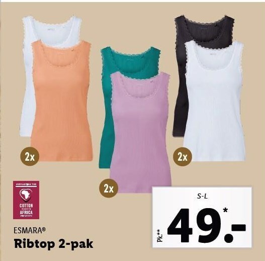 Lidl Ribtop tilbud