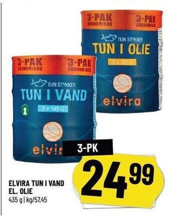 Løvbjerg Elvira tun i vand el. olie tilbud