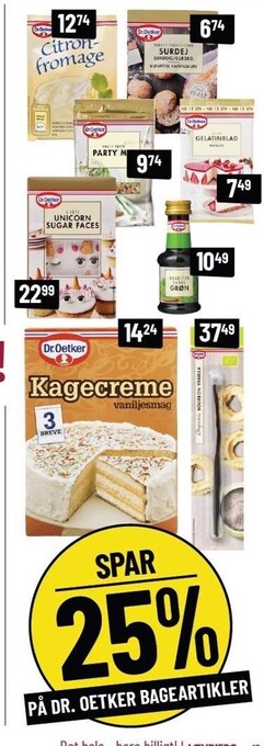 Løvbjerg Spar 25% på dr. oetker bageartikler tilbud
