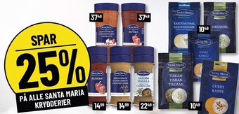 Løvbjerg Spar 25% på alle santa maria krydderier tilbud