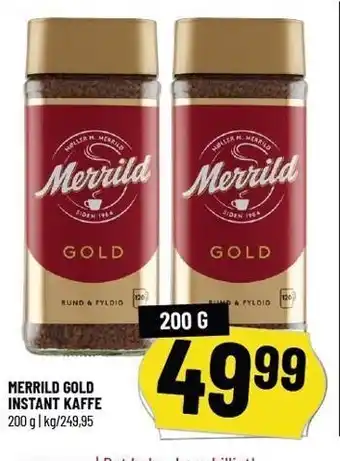 Merrild gold instant kaffe