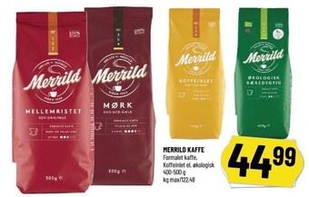 Løvbjerg Merrild kaffe tilbud