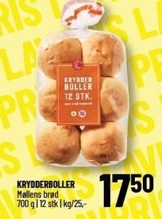 Løvbjerg Møllens brød krydderboller tilbud