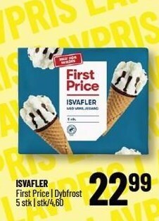 First price isvafler