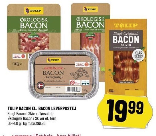 Løvbjerg Tulip bacon eller bacon leverpostej tilbud
