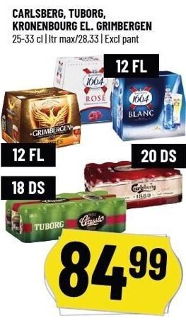 Løvbjerg Carlsberg, tuborg, kronenbourg el. grimbergen tilbud