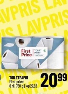 First price toiletpapir