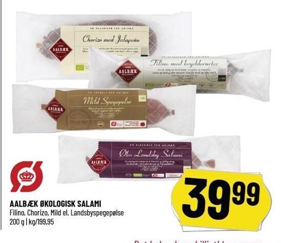 Løvbjerg Aalbæk økologisk salami tilbud