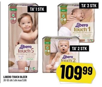 Løvbjerg Libero touch bleer tilbud