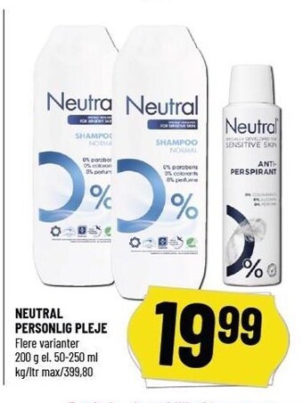Løvbjerg Neutral personlig pleje tilbud