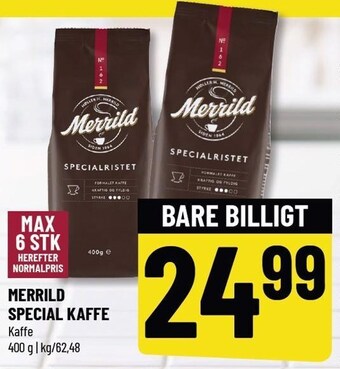 Løvbjerg Merrild special kaffe tilbud