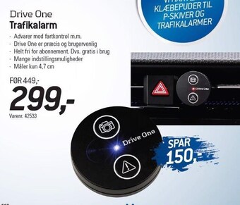 Thansen Drive one trafikalarm tilbud