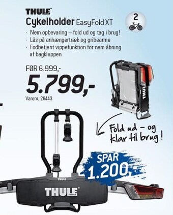 Thansen Thule cykelholder tilbud