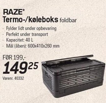 Thansen Raze termo-/køleboks tilbud