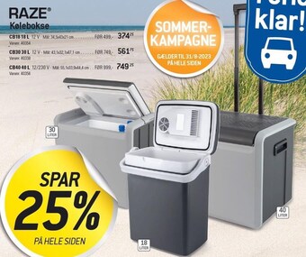 Thansen Raze kølebokse tilbud