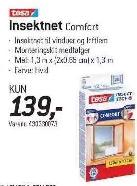 Thansen Tesa insektnet tilbud