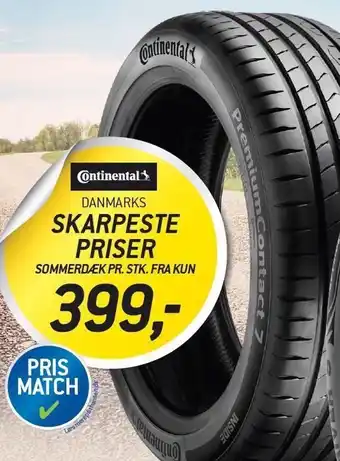 Thansen Continental sommerdæk tilbud