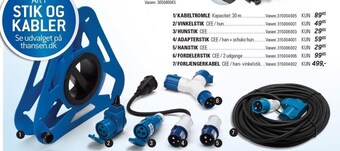 Thansen Stik og kabler tilbud