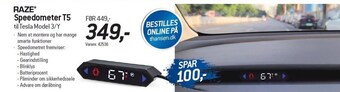 Thansen Raze speedometer t5 tilbud