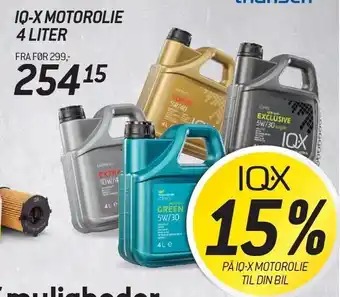 Thansen Iq-xmotorolie tilbud
