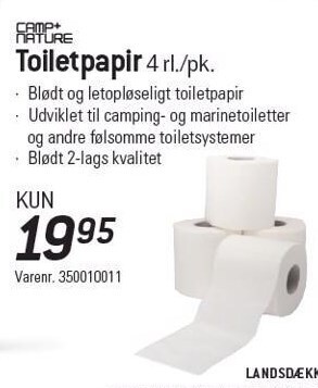 Thansen Camp+nature toiletpapir tilbud