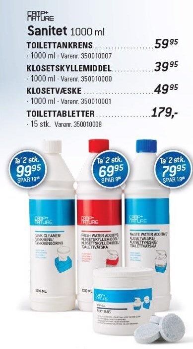 Thansen Camp+nature sanitet tilbud