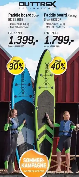 Outtrek paddle board